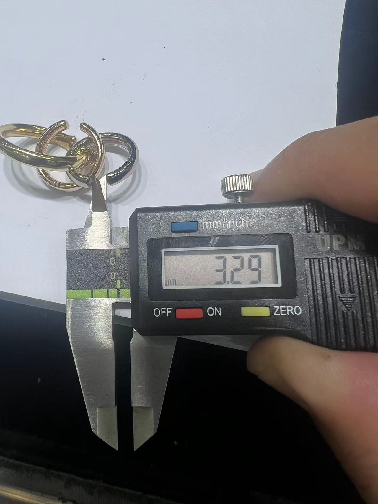 KDY-B8301480单边分色三环耳骨夹一款多戴耳环