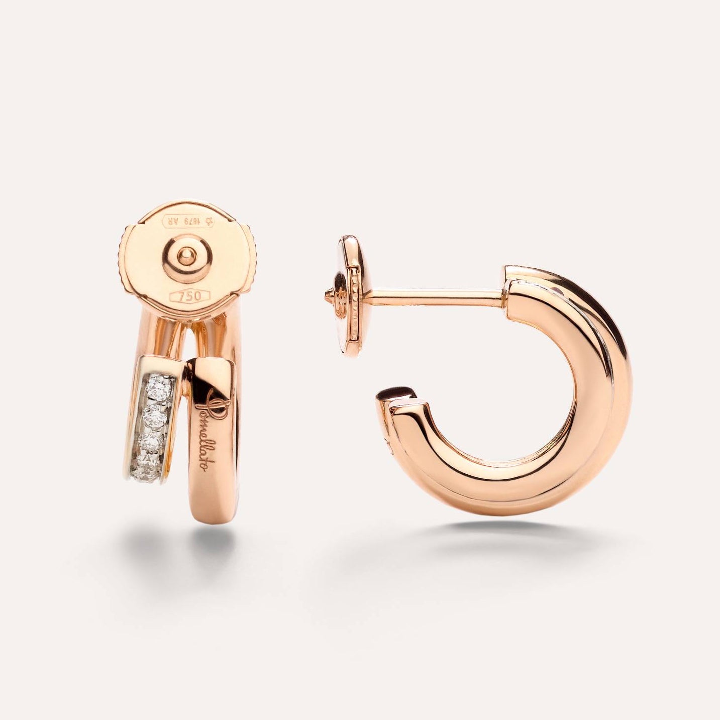 BMLD-POB8111 C-shaped arc earrings