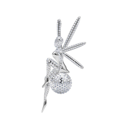 VCA84415318 female elf full diamond pendant