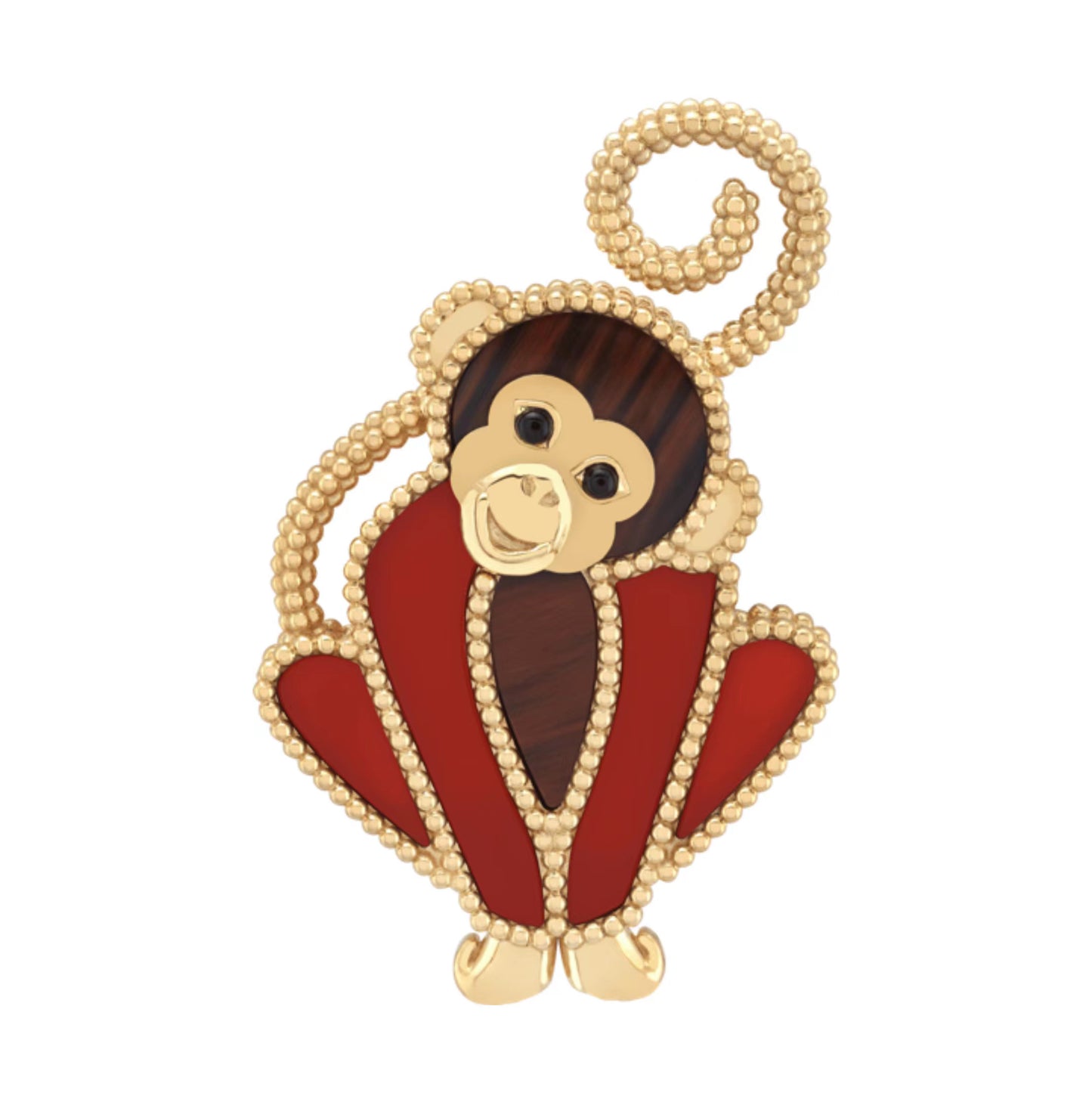 VCARP7UL00 monkey brooch