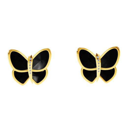 VCA812344 butterfly earrings-12mm