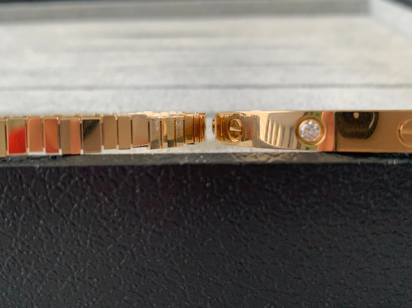 DIOR-JGEM95014光金条条拼手镯