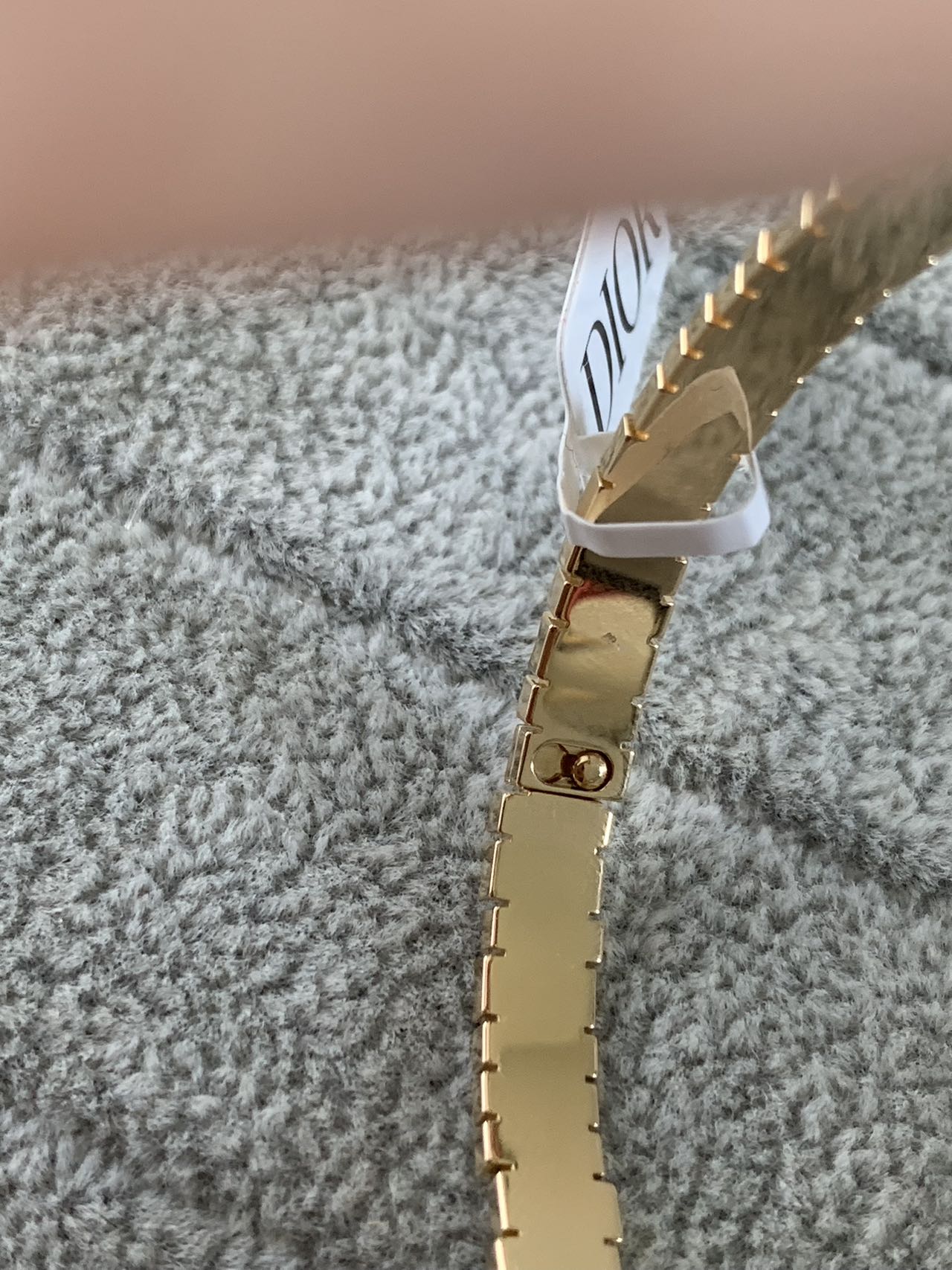 DIOR-JGEM95014光金条条拼手镯