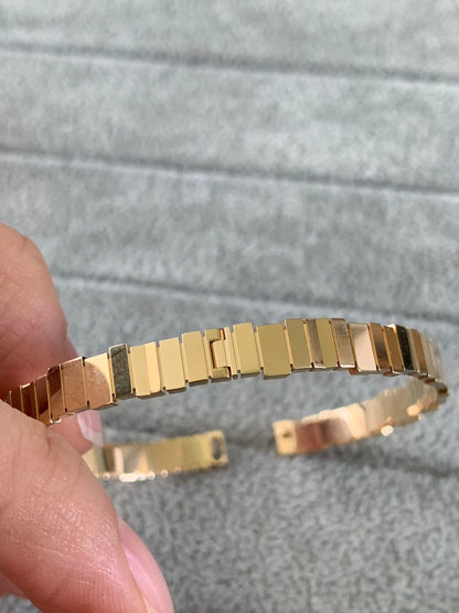 DIOR-JGEM95014光金条条拼手镯