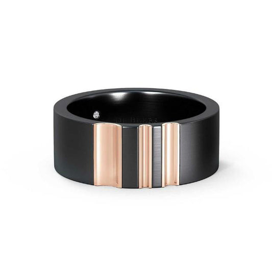 DBES-R103894 Color-separated wide strip ring titanium alloy