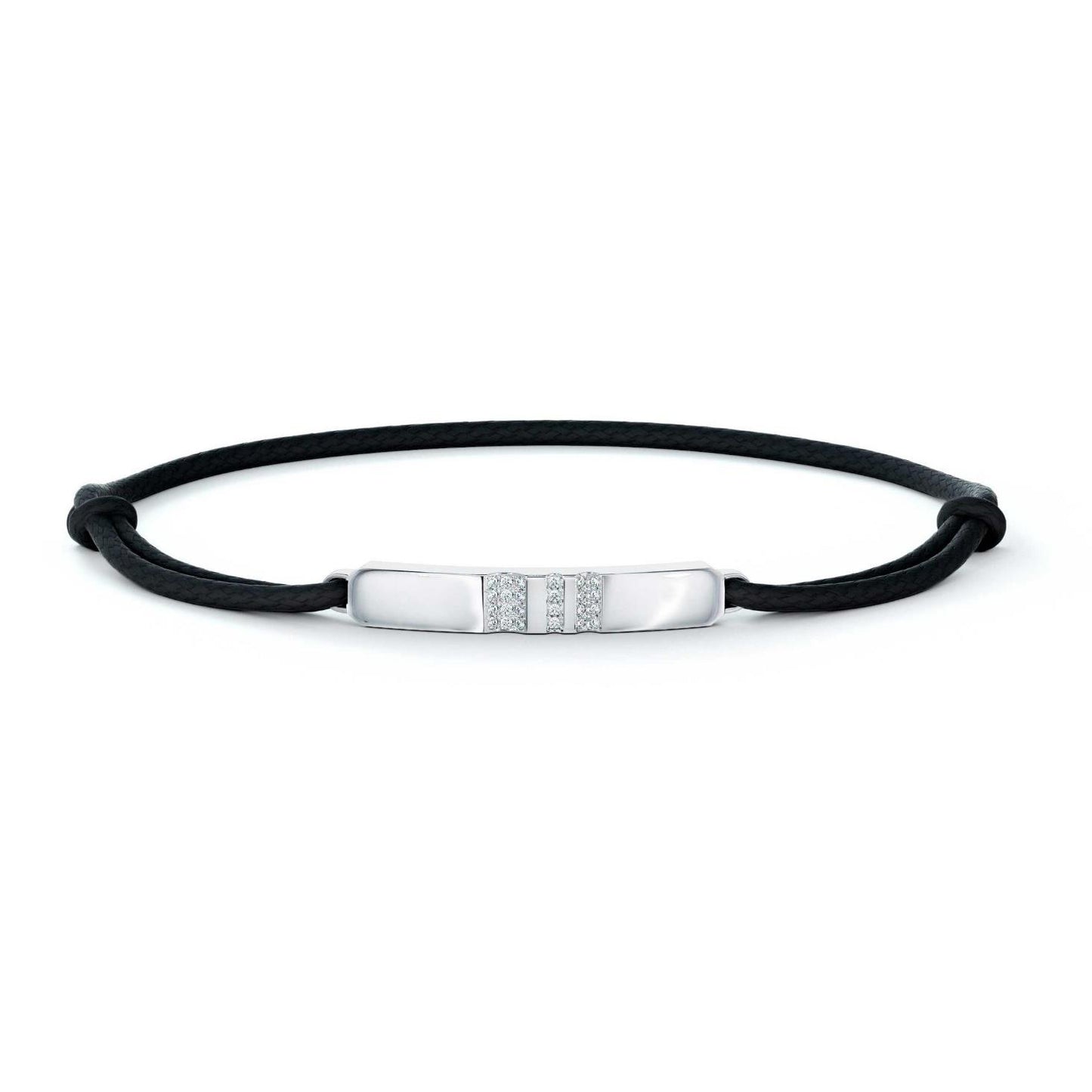 DBES-B1032500000 Washboard Black String Bracelet