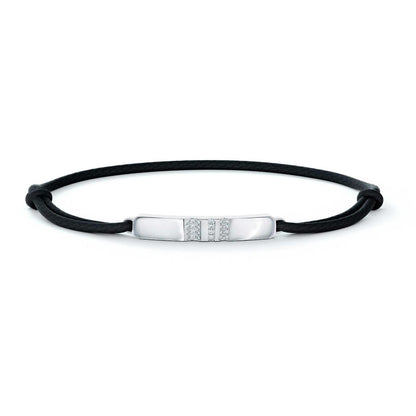 DBES-B1032500000 Washboard Black String Bracelet