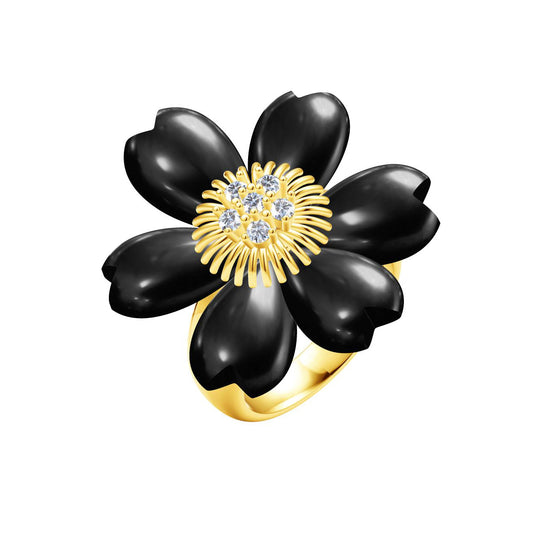 VCA158134 ceramic flower ring