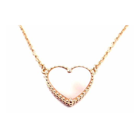 VCABL134005 14mm heart-shaped tether pendant necklace