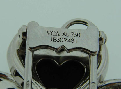VCARO5B500 28mm小号玛瑙镶钻四叶草吊坠胸针