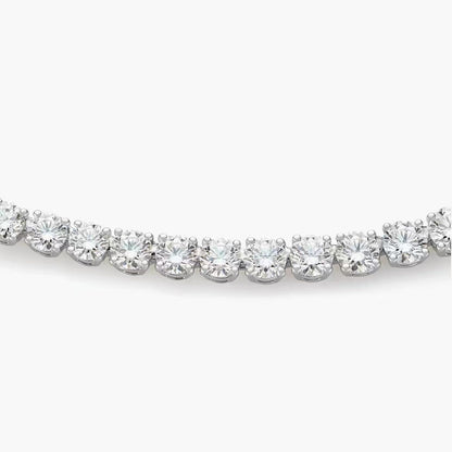 DBES-N102115 four-prong inlay necklace