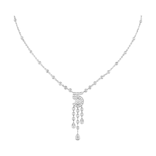 XNE-J11998 number 5-word necklace