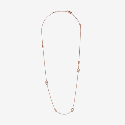 AMS-H105201B Japanese character pig nose necklace