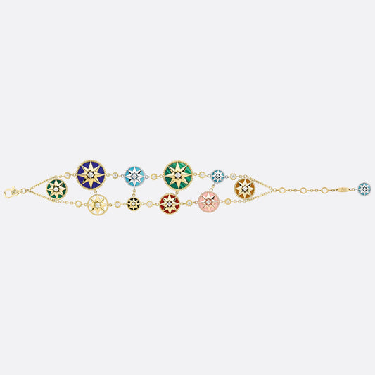 DIOR-JRDV94115 combination of hundreds of stars disc agate bracelet
