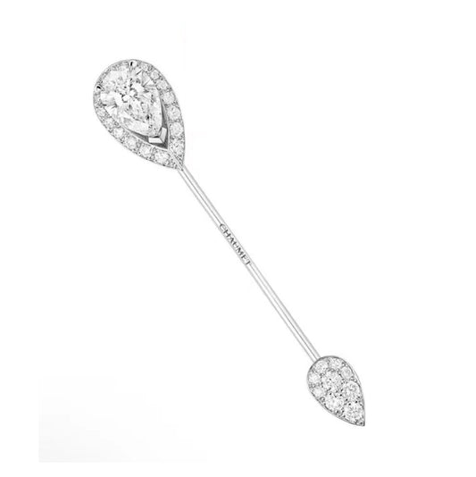 SM-084736 Double water drop stone brooch main stone 7x10mm