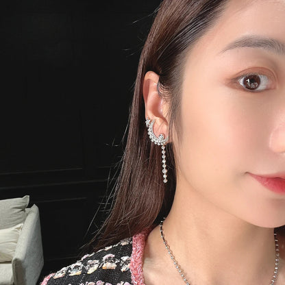 XNE-J41844 moon star earrings