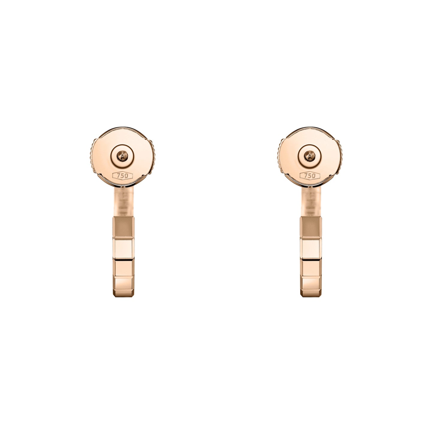 XB-837702-5006 plaid gold earrings