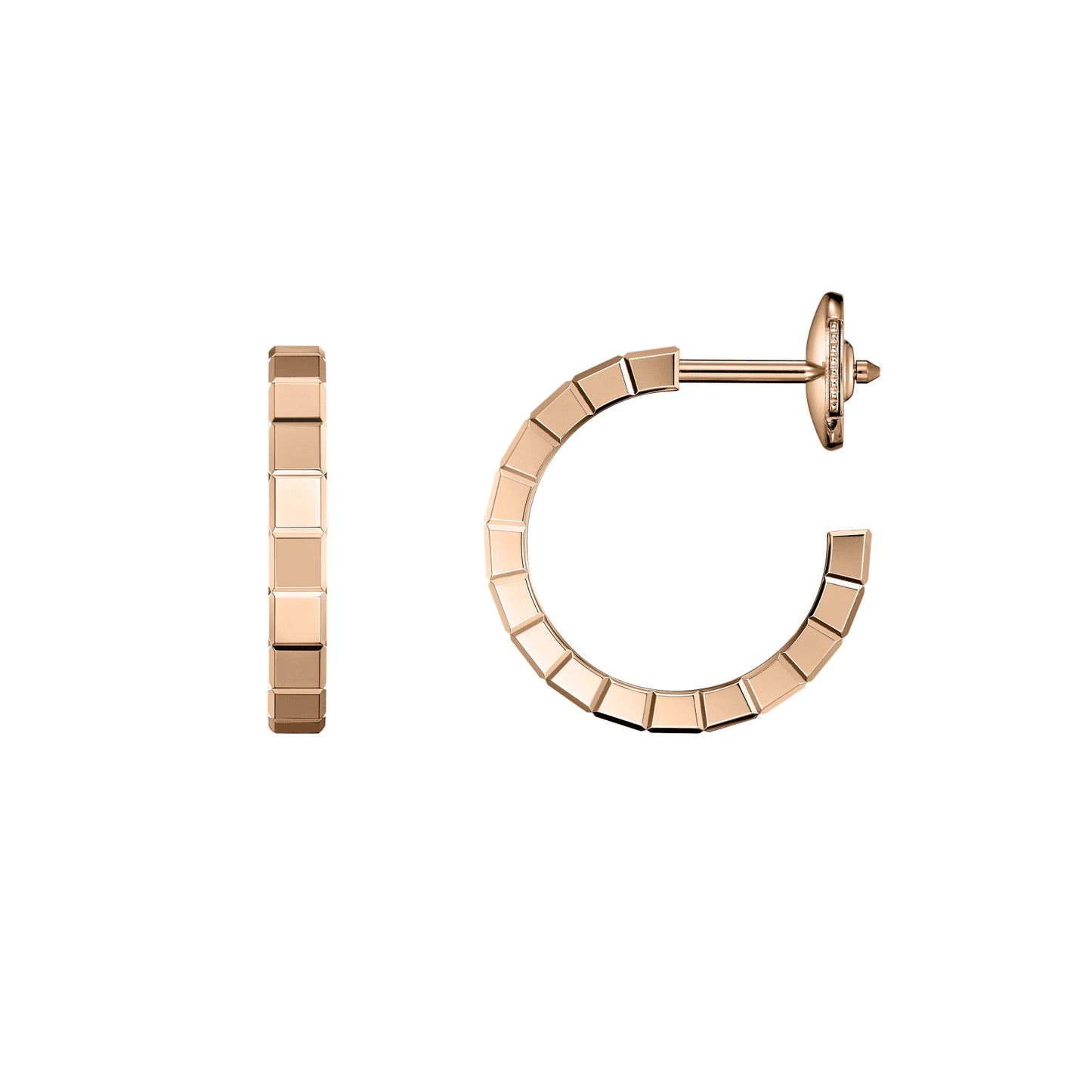 XB-837702-5006 plaid gold earrings