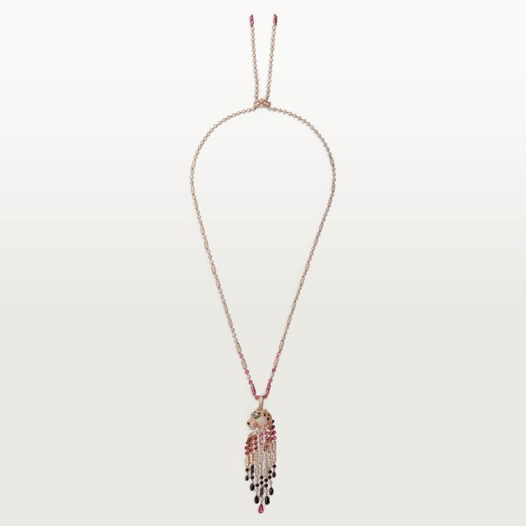 KDY-H7000325 Side Leopard Head Necklace