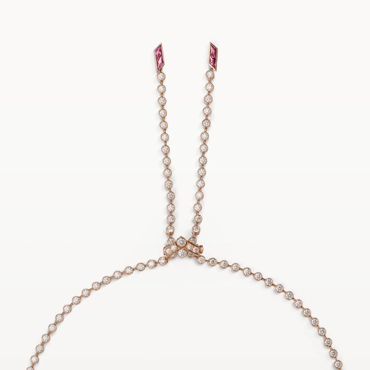KDY-H7000325 Side Leopard Head Necklace
