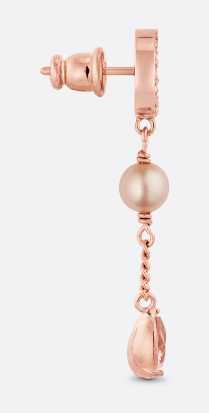 DIOR-E1859PTCCY字母CD开口耳钉25mm
