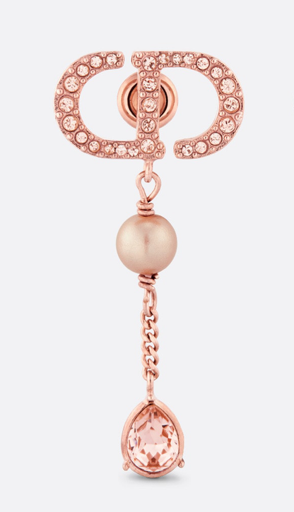 DIOR-E1859PTCCY字母CD开口耳钉25mm