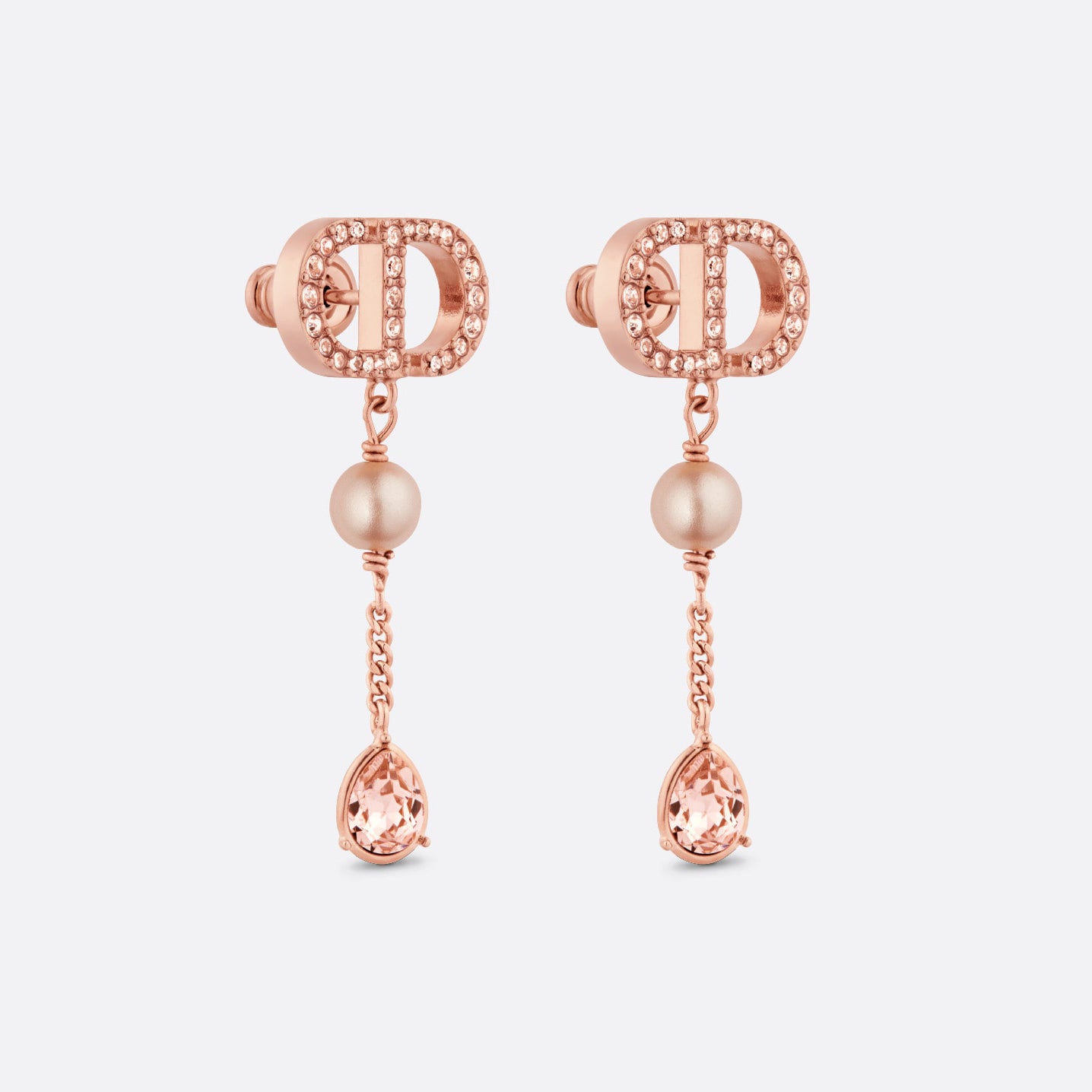 DIOR-E1859PTCCY字母CD开口耳钉25mm