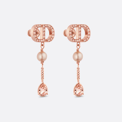DIOR-E1859PTCCY字母CD开口耳钉25mm