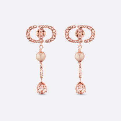 DIOR-E1859PTCCY字母CD开口耳钉25mm