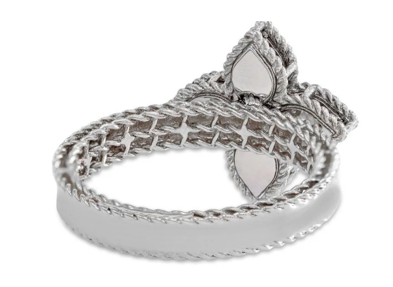 LBT-ADR777RI0639扭绳四叶草镶钻戒指