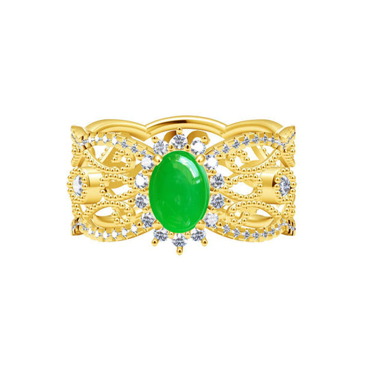 BQLT-JZ221766 10mm beaded halo lace colorful treasure wavy edge arm ring