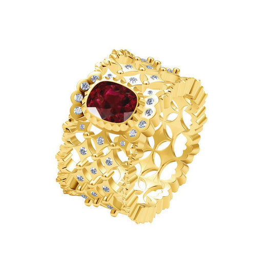 BQLT-JZ273093 12mm lace colorful treasure wavy edge arm ring