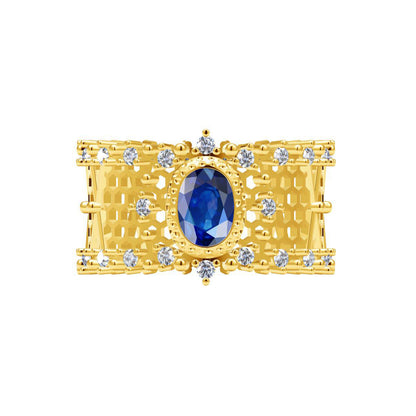 BQLT-JZ523846 lace colorful honeycomb wavy edge arm ring