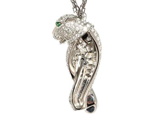 KDY-N7219900 Wishbone Leopard Chain Pendant