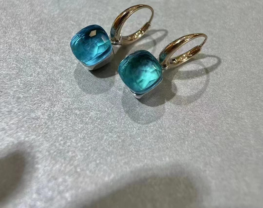BMLD-OB201O6OI pillow-shaped head candy earrings