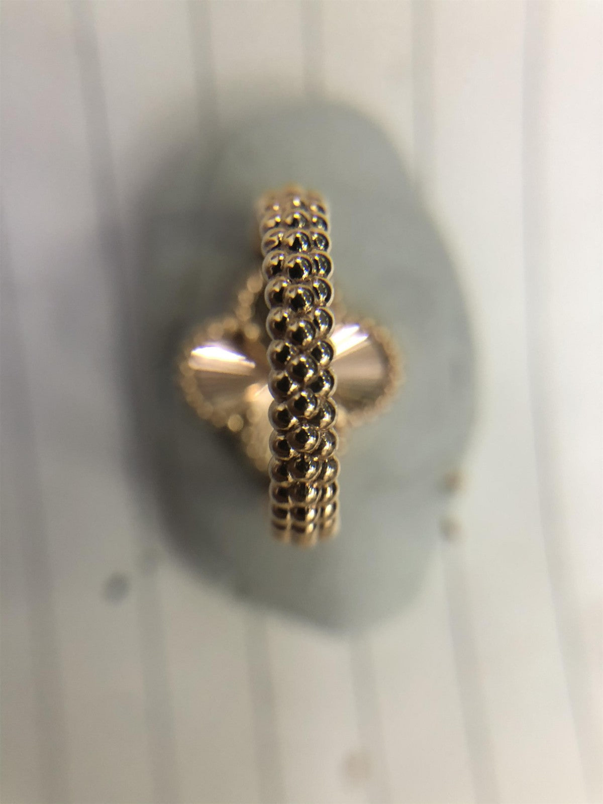 VCARP7U500 15mm客版四叶草可翻转式戒指