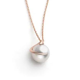 TSQ-402562 Ribbon wrapped pearl pendant pearl 10mm