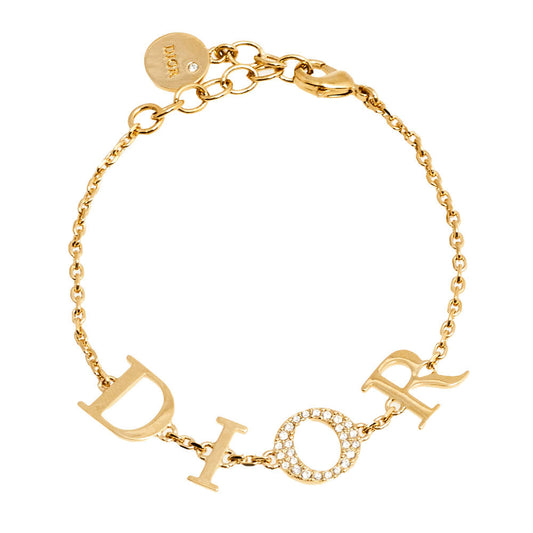 DIOR-B542314 DIOR bracelet with diamond letters