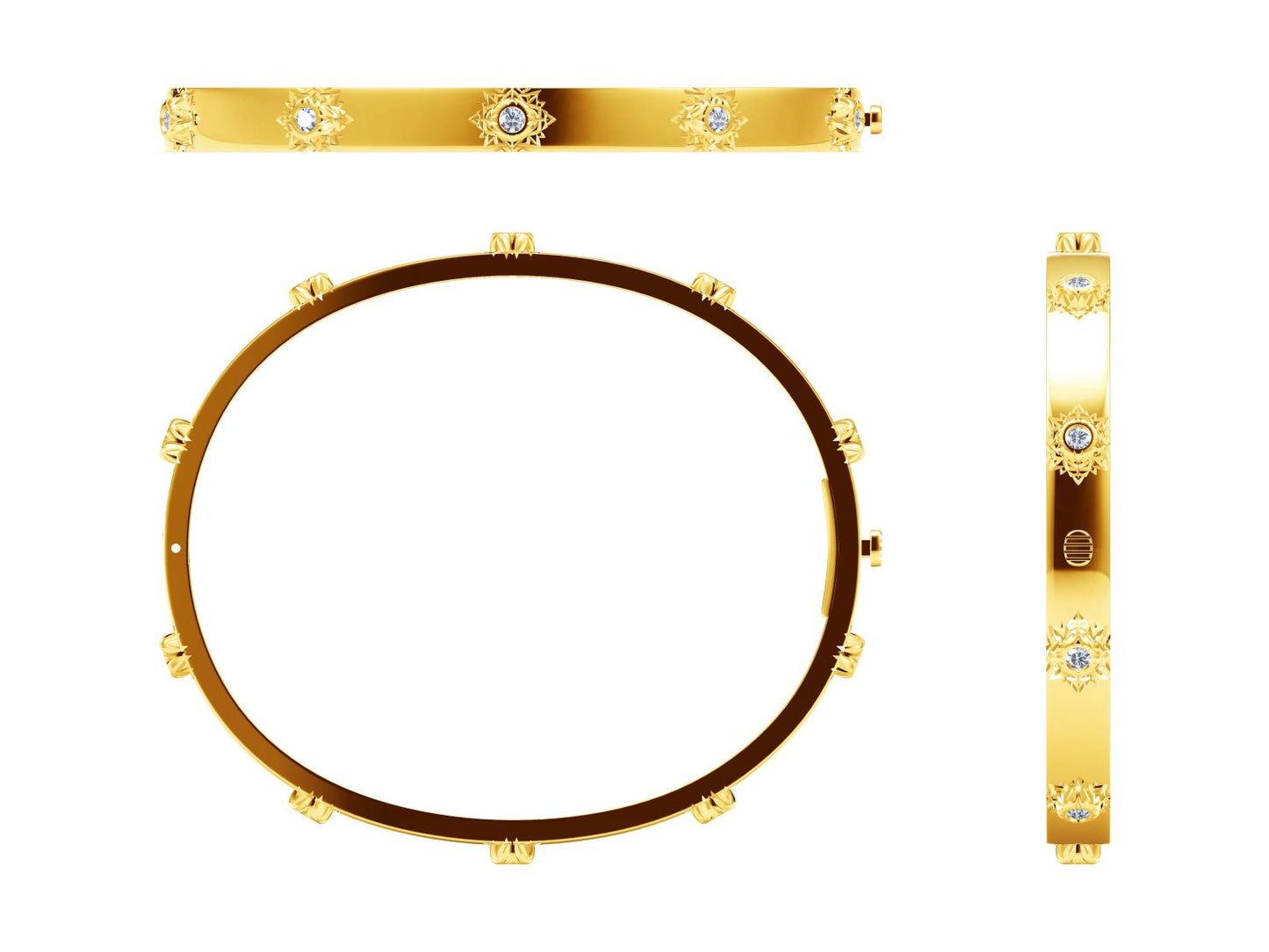 BQLT-BRC265176 5.7MM flat lace bracelet