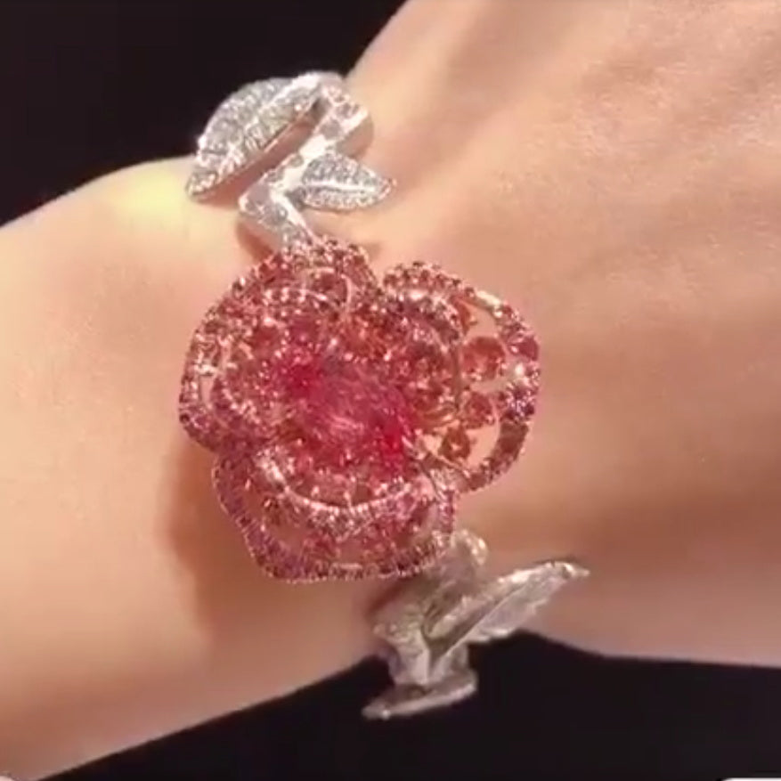 DIOR-287432满钻玫瑰花手镯