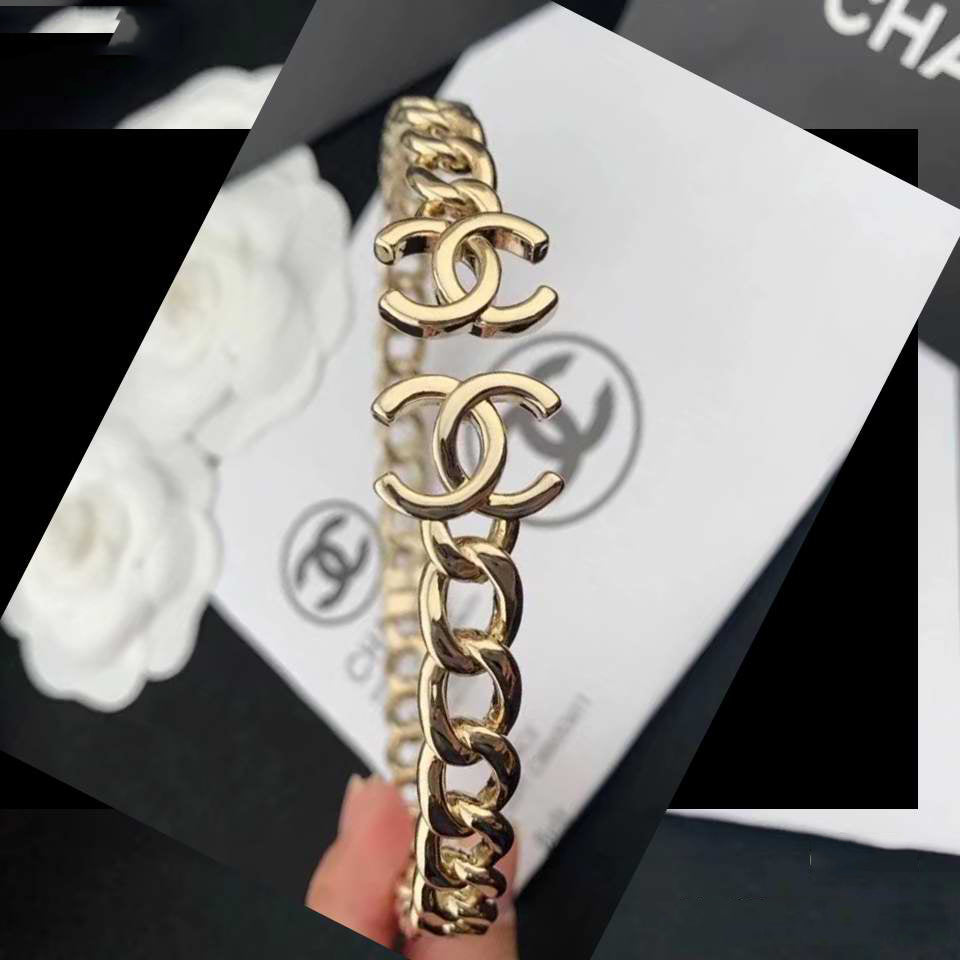 XNE-J113886 Double C denim chain collar 42cm
