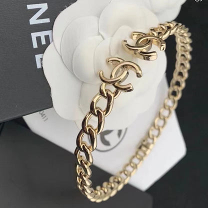 XNE-J113886 Double C denim chain collar 42cm