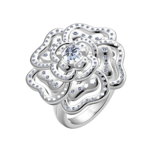 XNE-J12630 camellia ring