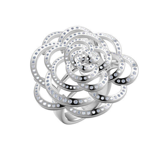 XNE-J77316 camellia ring