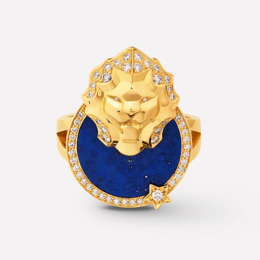XNE-J11364 Star Lion Ring