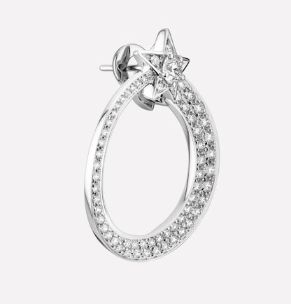 XNE-J2818 star full diamond earrings