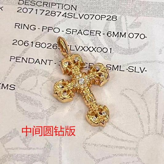 KLX-CH66765客板茅花十字架吊