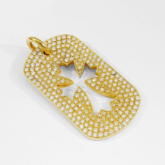 KLX-CH96290 Large Oval Cross Pendant