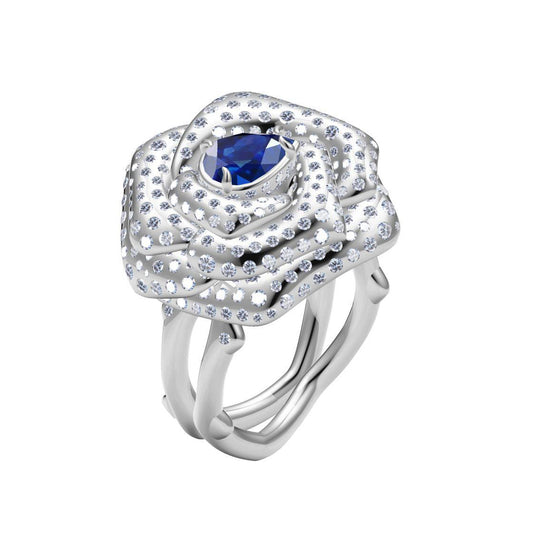 DIOR-387829 rose branch arm ring 12#