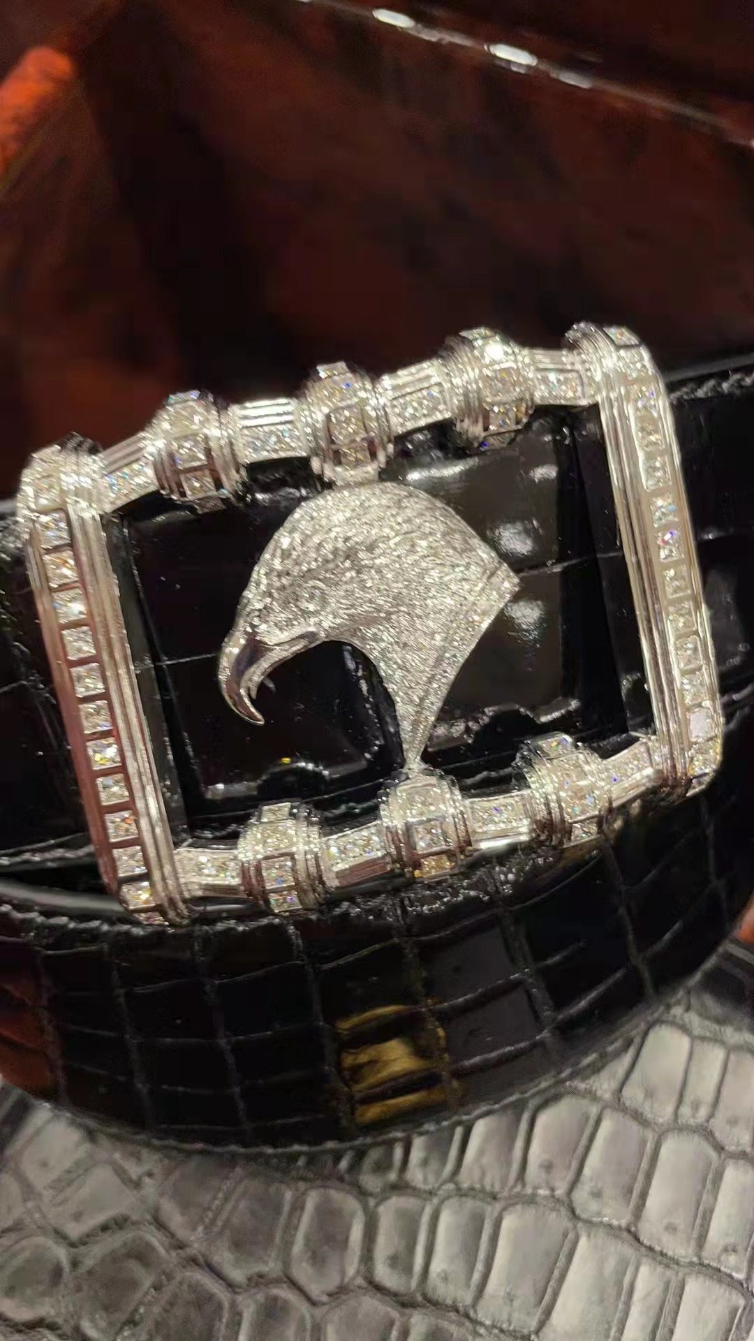 SDF-28290 Eagle Head Belt Buckle